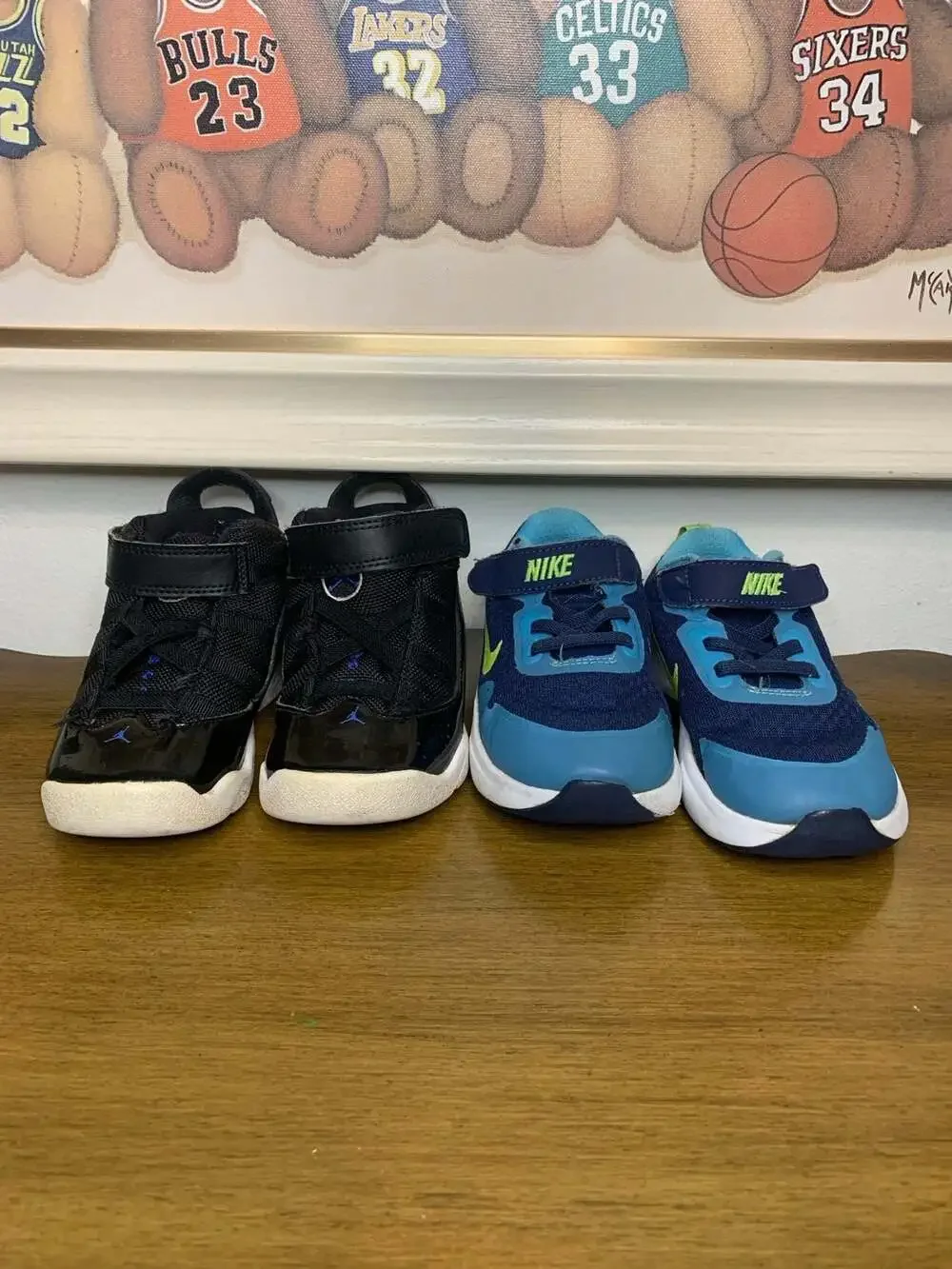 Jordan Air Jordan 6 Rings & Nike Wearallday Toddlers Size 9C